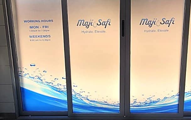 Maji Safi branding — Hydrate. Elevate.