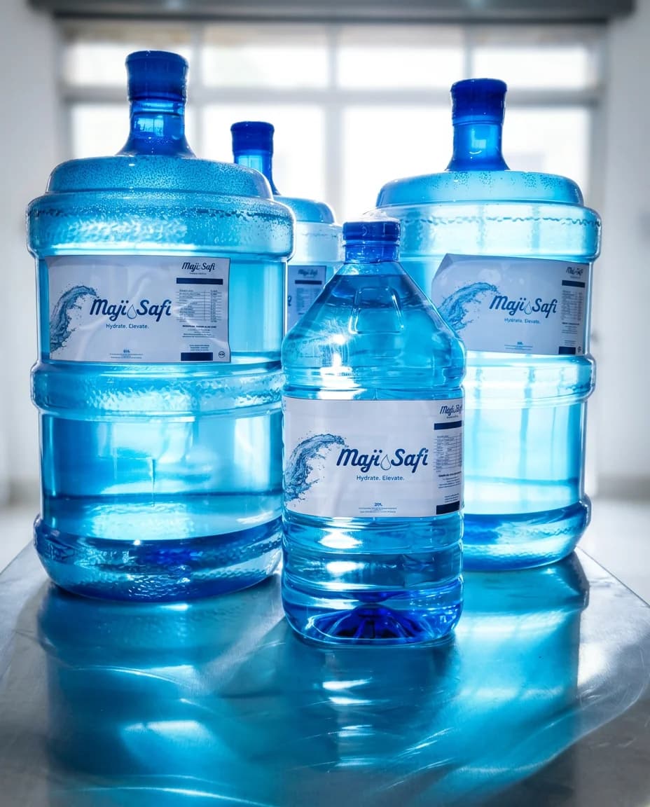 Maji Safi branding — Hydrate. Elevate.