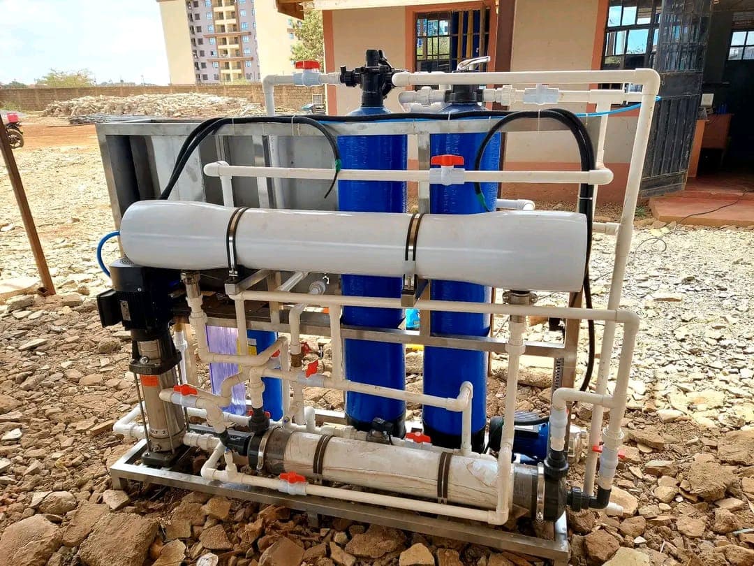The Maji Safi purification plant in Kampala