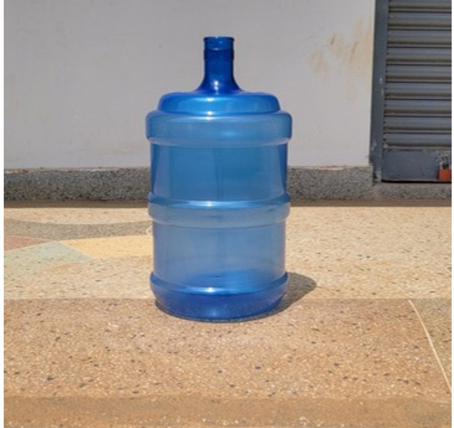 A Maji Safi 20L jug at the plant in Kampala